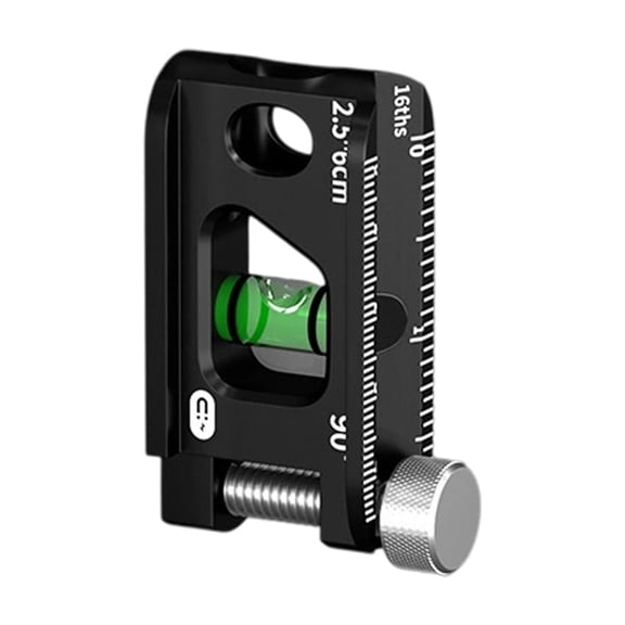 Industrial Spirit Levels Track 2.5inch/6inch/9inch Lightweight Aluminum Double Scale Adjustable Clamps Design