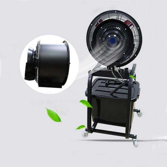Industrial Spray Electric Fan Atomization Floor Fan 16 Inch Drum Shake Iron Fan Blade Commercial 110V