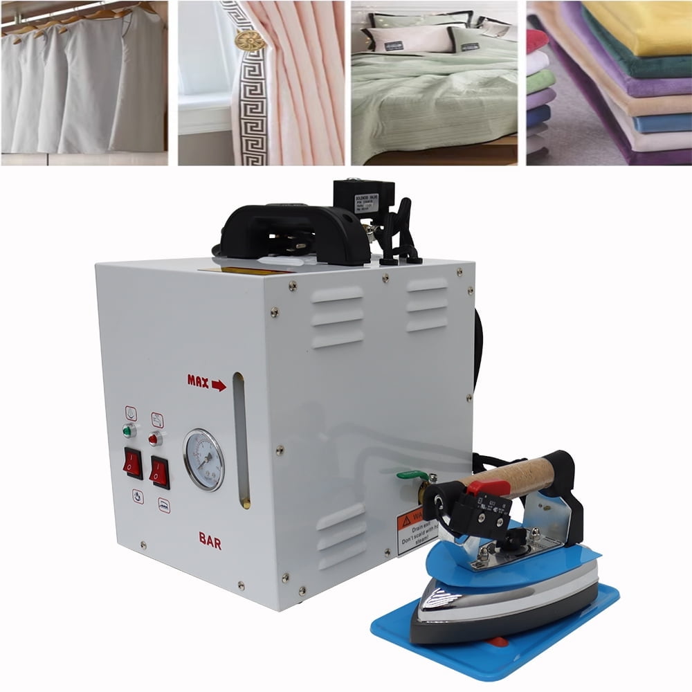 Industrial Steam Iron Curtain Hanging Bottle Steam Electric Iron Boiler with 1 Gal Tank 110V