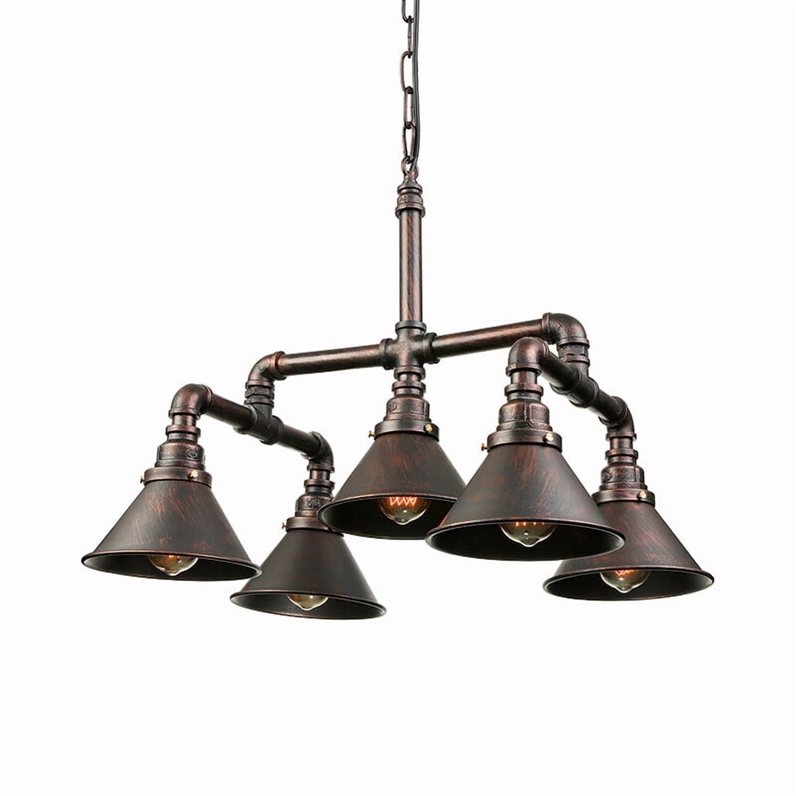 Photo inspiration: Fresh Look at Industrial Steampunk Chandelier Water Pipe Ceiling Lamp Pendant