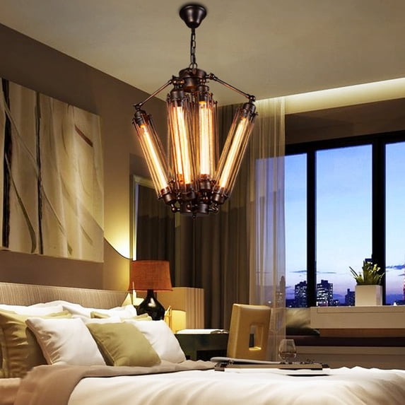 Industrial Steampunk Style Chandelier Vintage Pendant Light Loft ...