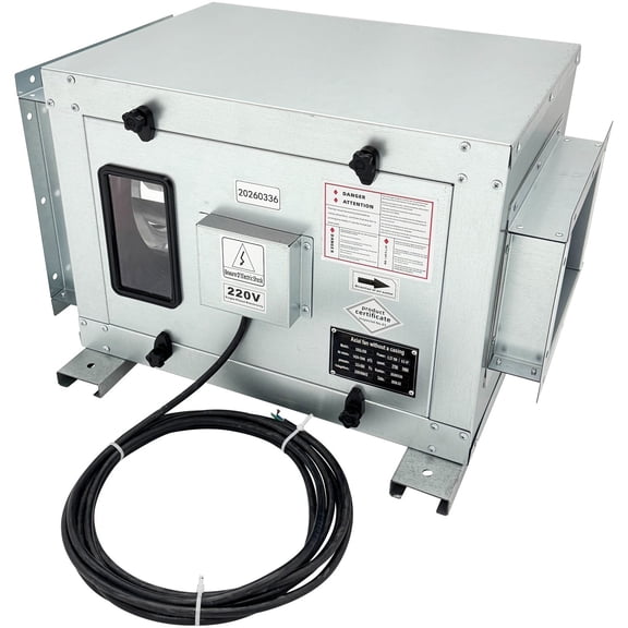Industrial Steel Centrifugal Exhaust Ventilation Fan Air Exchanger Variable Frequency Fan 220V