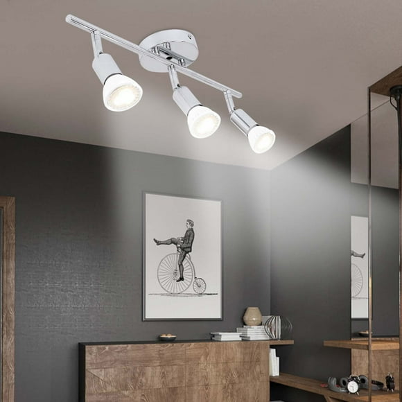 Bksdlh Steel Gu10 Spot bar Fitting, Industrial LED Light, 3 piece Set, Modern Design, Commercial Use, Energy Efficient