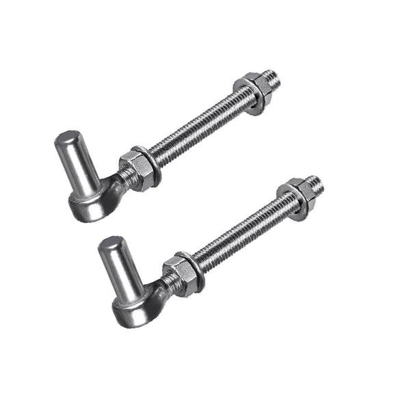 Industrial Steel J Bolts Hinges Long service J Bolts Hinges Rustproof Bolts Hinges for Secure Installation On Large gate
