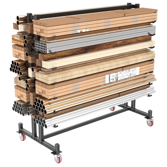 Industrial Storage Rack 5-Shelf Heavy Duty Shelving Unit - 59" W x 35.4" D x 66" H Steel Organization Rack with Double-Side Design, 2100lb Capacity