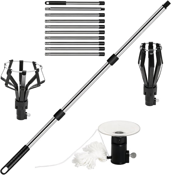 Industrial Strength 3 Piece Bulb Maintenance System Works On All Socket Types
