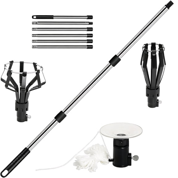 Industrial Strength 3 Piece Bulb Maintenance System Works On All Socket Types