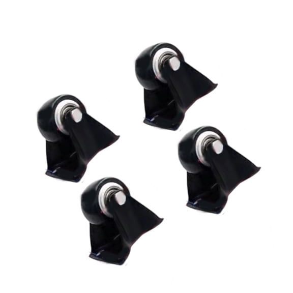Industrial Strength Casters with PU Quiet Rollers Quick Install Noiseless Casters Simple Installs for Heavy Furniture