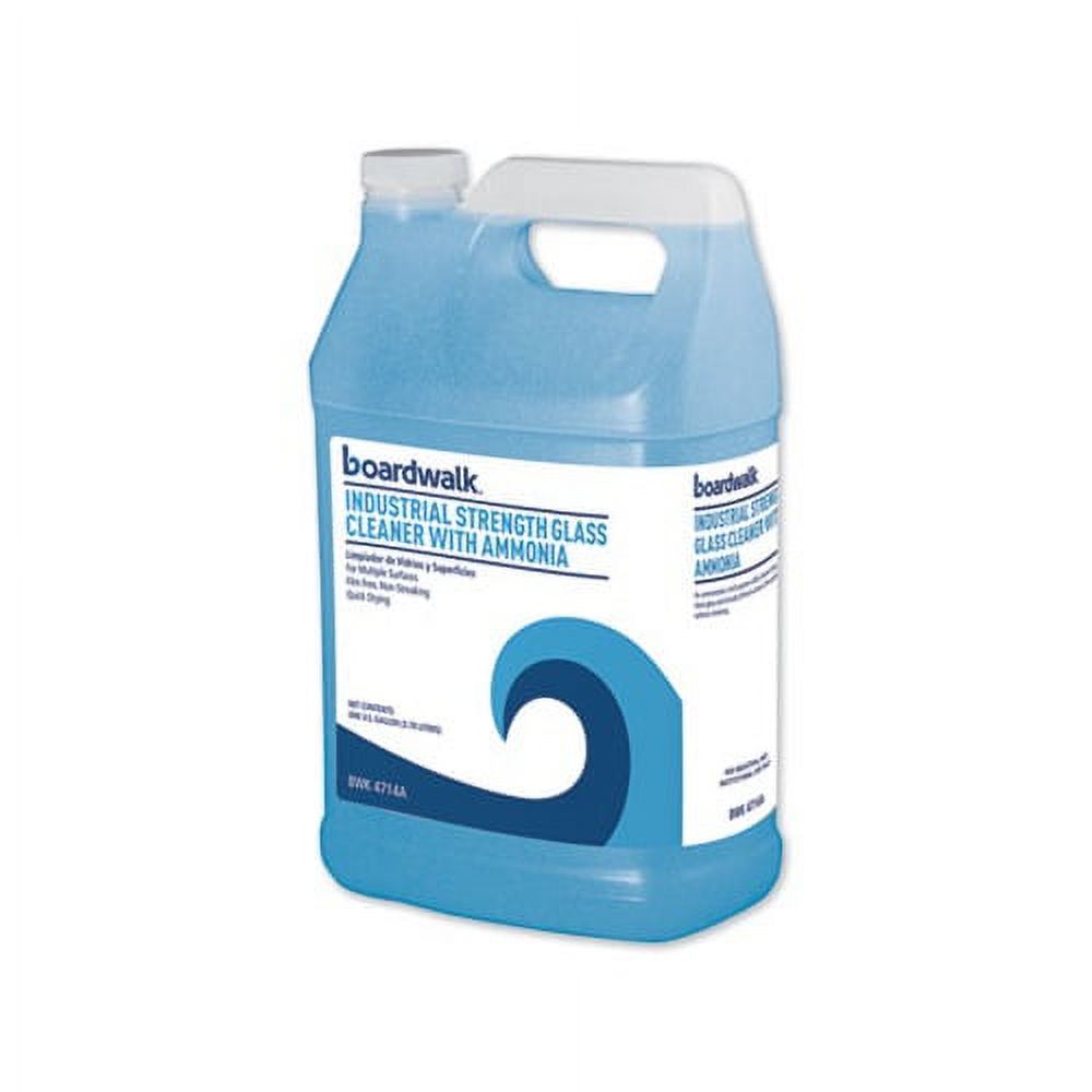 Industrial Strength Glass Cleaner with Ammonia 1 gal Bottle