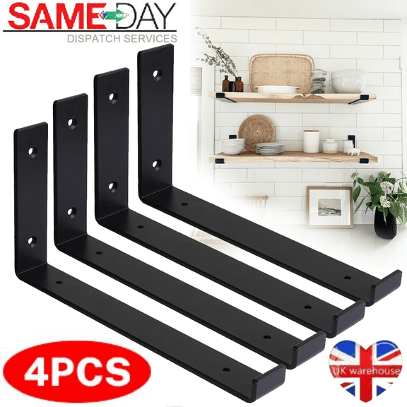 Industrial Strength Scaffold Board Shelf Brackets, 2 or 4 Pieces