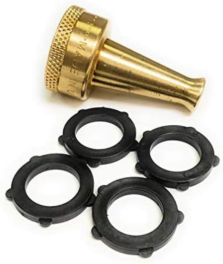 Industrial Strength Solid Brass Hose Jet Sweeper Nozzle With Extra