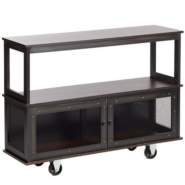 Industrial 3Tier Rolling Buffet Trolley with Serving Wheels,