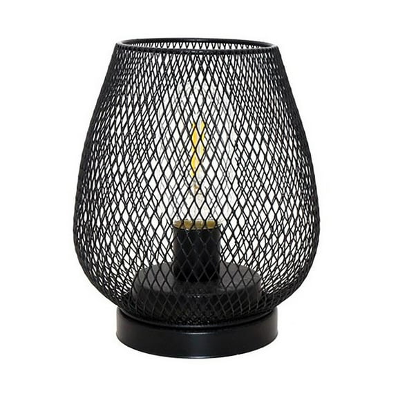 Industrial Style Decorative Table Lamp Unique Art Craft Silk Screen Led Night Light Night Lights Home Decor