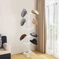 thumbnail image 1 of Industrial Style Hat Stand, Hat Storage Display Holder, Hat Display Rack White 17.3*61in, 1 of 12