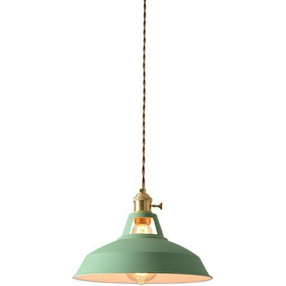 Industrial Style Metal Iron Pendant Light Fixture for Kitchen Island, Vintage American Style Pendant Lighting for Dining Room, Retro Rustic Farmhouse Pendant Lamp for Over Table Bar Shop