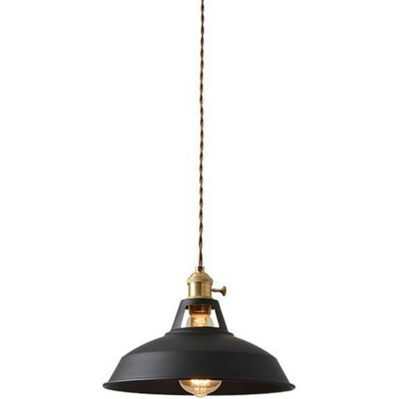 Industrial Style Metal Iron Pendant Light Fixture for Kitchen Island, Vintage American Style Pendant Lighting for Dining Room, Retro Rustic Farmhouse Pendant Lamp for Over Table Bar Shop