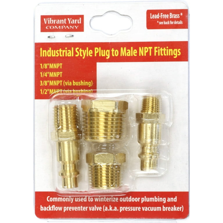 Sprinkler accessories: Brass nozzles & plugs