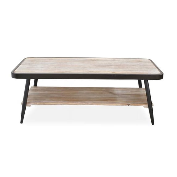 Industrial Style Rectangular Side Table