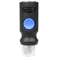 thumbnail image 1 of Industrial Style Safety Release Coupler 1/4" FNPT 1/4" Body Push Button Release, 1 of 3