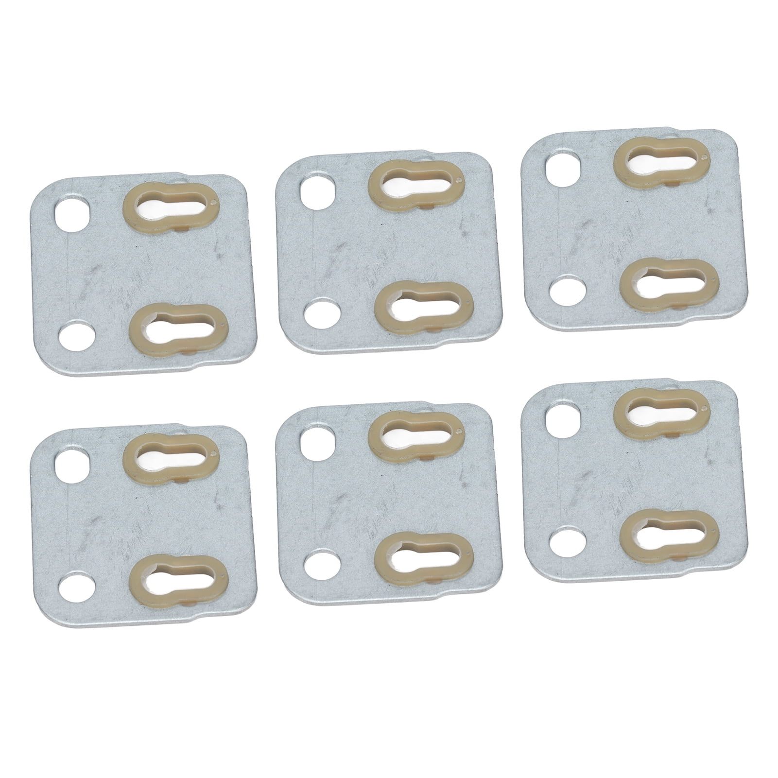 Industrial Supplies 10Pcs Valve Push Rod Guide Plate Iron Plastic