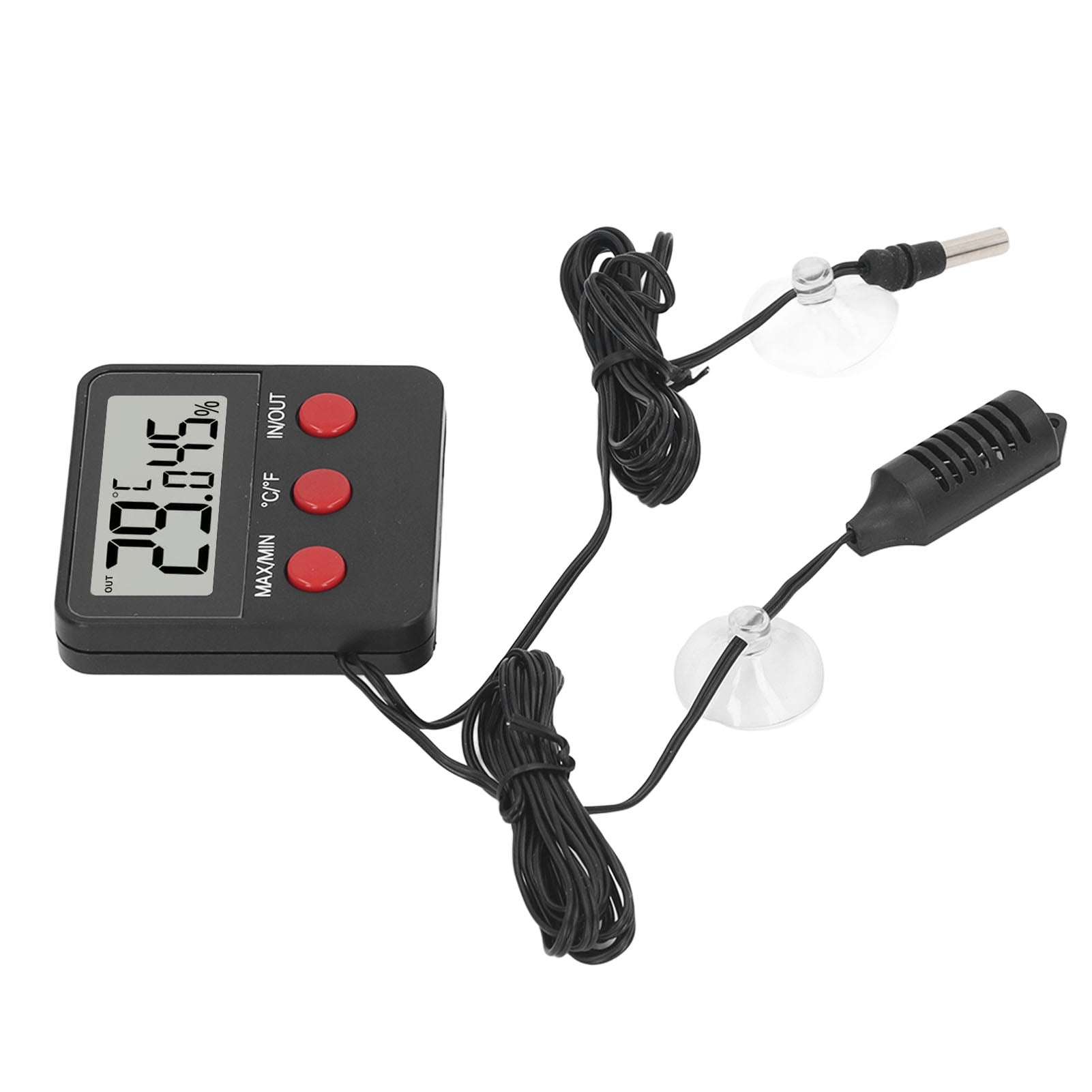 Industrial Supplies Mini Temperature and Humidity Meter with 2 Probes ...