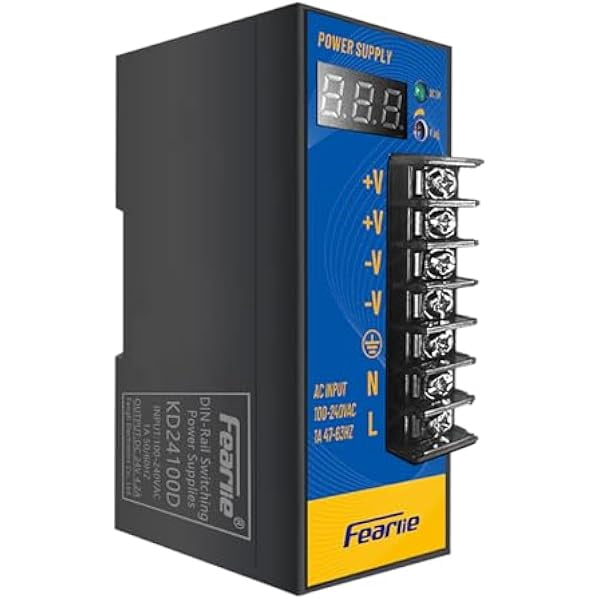 Industrial Switching Power Supply 24V 4.2A 100W, AC 110-240V to DC 24V ...