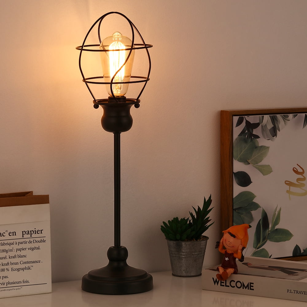 Industrial Table Desk Lamp Metal Frame Lamps Beside Lamp Bedroom Office