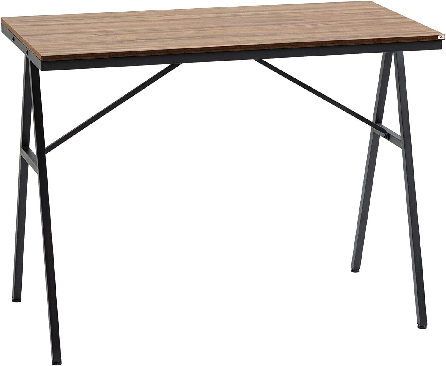 Industrial Table with Steel Frame Counter Height Table Pub Table for