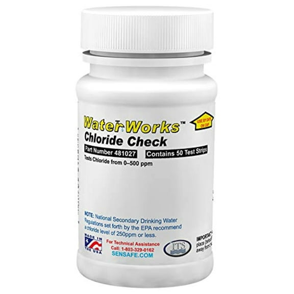 Industrial Test Systems 481027 WaterWorks Chloride Check Test Strips