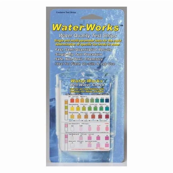 Industrial Test Systems Test Strips,Groundwater Check,PK10 481302