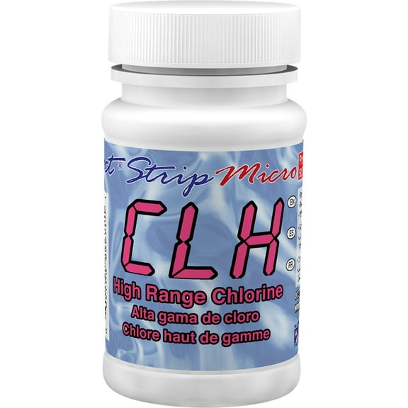 Industrial Test Systems eXact 486672 High Range Free Chlorine Strips, 0-300 ppm Detection Range (Bottle of 50)