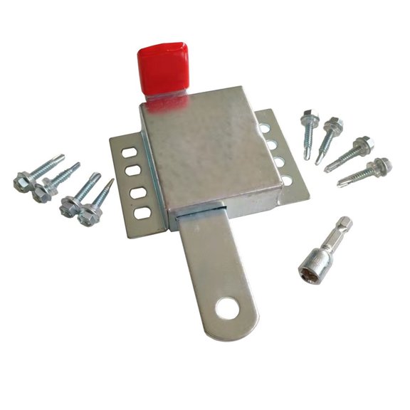 Industrial Thick Iron Door Bolt High Strength Erosion Resistant Design Civil Equipment Safety Installation