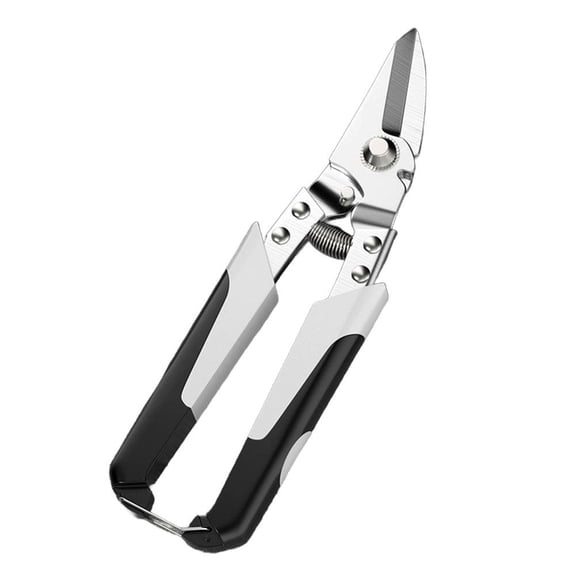 Industrial Tin Snips for Sheet Metal, Professional Stainless Steel Aviation Snips with Straight or Left Bend Head, Heavy Duty Metal Cutting Scissors for HVAC and DIY Work