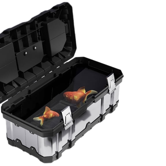 Industrial Tool Bag Suitcase Stainless Steel Tool Box Large capacity Toolbox Portable Electrician Hardware Storage Box