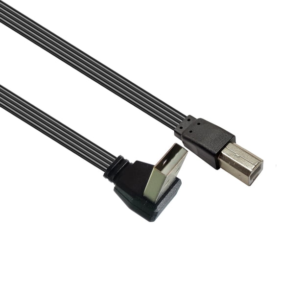 Industrial USB to USB B Cable Plastic Texture Printer Cord Suitable for Printer Connectivitys Across Various Platforms