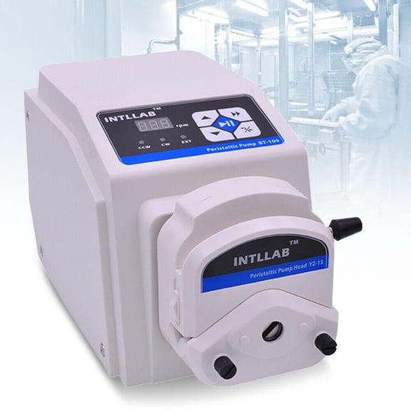 Industrial Variable Speed Peristaltic Pump Flow Stepper Motor W/2m Silicone Tube