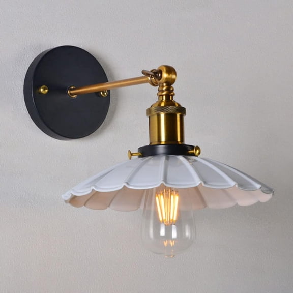 Industrial Vintage Wall Light E27 Iron Bracket Lights Long Arm Retractable Wall Mounted Light Indoor Metal Wall Lantern Warehouse Workshop Wall Luminaire