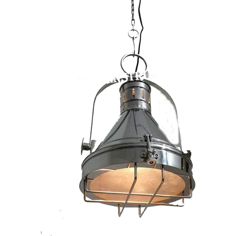 Industrial Vintage chrome Ceiling Pendant Hanging Light Nautical Pendant lamp