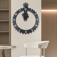 thumbnail image 1 of Industrial Wall Clock Hanging Clock Metal Ornamental Moving Gear Clock Decor US, 1 of 10