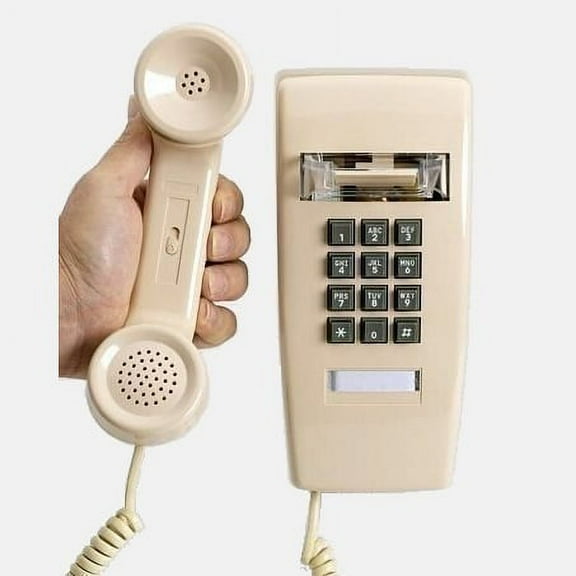 Industrial Wall Phone with Dialpad - ASH/IVORY/BEIGE by HQTelecom