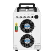 Industrial Water Chiller, 80W-180W Industrial Chiller with 2 Inlets Outlets, 7L Tank Capacity Cooling Machine with Viewing Window for Engraving Cutting