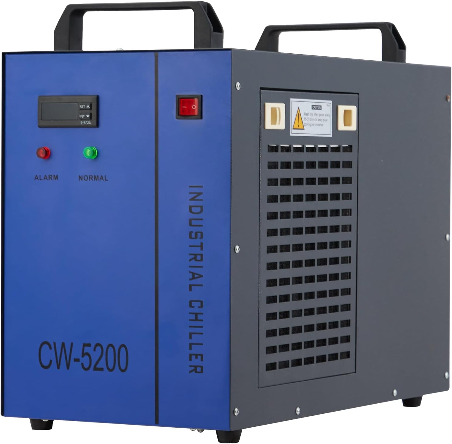 Industrial Water Chiller CW-5200 7L 0.9HP 3.4gpm Water Cooling System ...