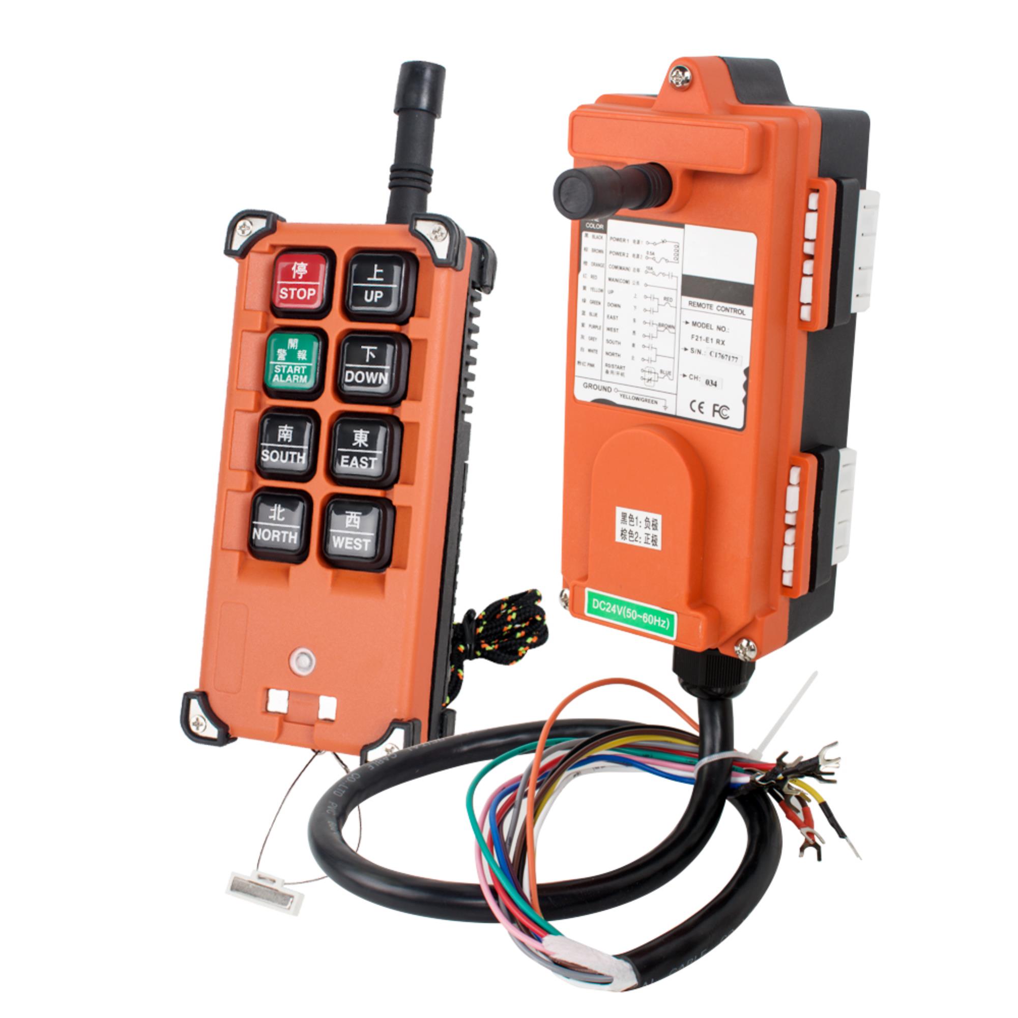 Industrial Wireless Remote Control System for Hoist Crane - F21E1B ...