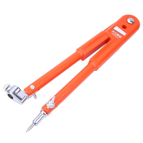 Industrial Woodworking Compass - 10 inch (25 cm) Scriber Tool for Circle Drawing and Layout, Precision Measuring Gauge for Carpentry