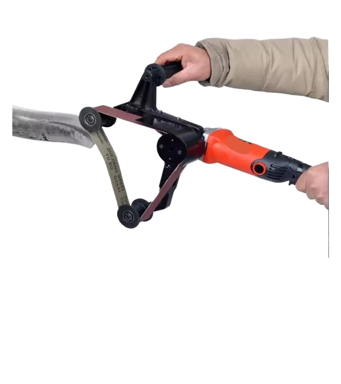 Industrial electric tube Belt Sander , electric pipe tube Sanding ...