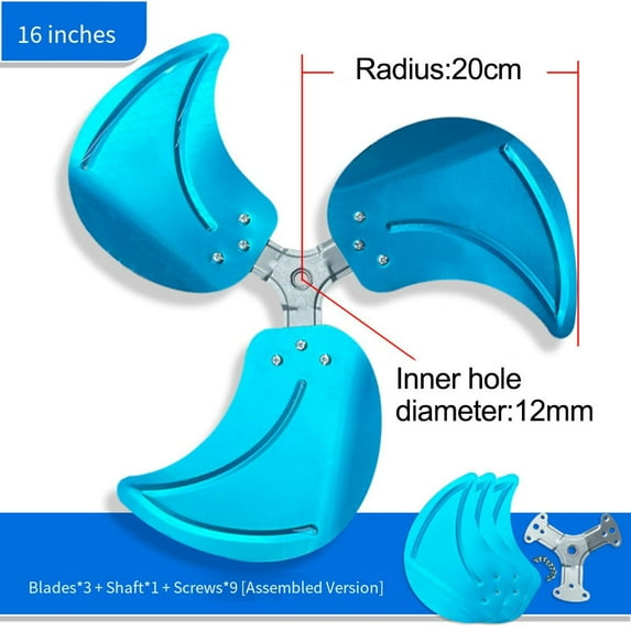 Industrial floor fan blades aluminum alloy fan blades wind thickened blades