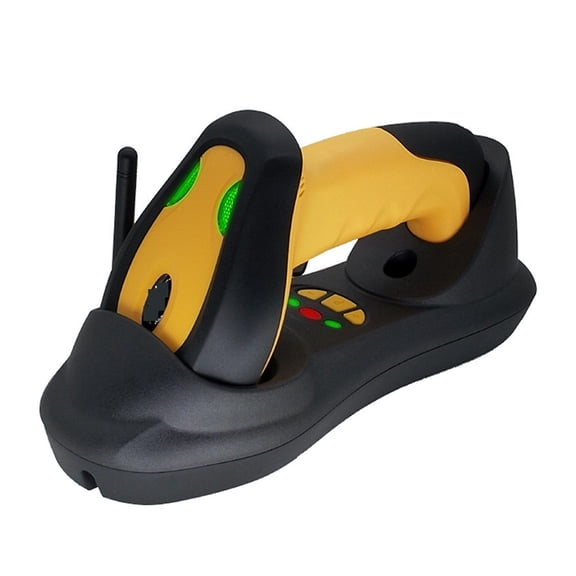Industrial-grade 1D Wireless Scanning Gun Warehousing Inventory Logistics Express Scanning Code Gun Ultra-high-precision Base Bracket ,Easy to Use
