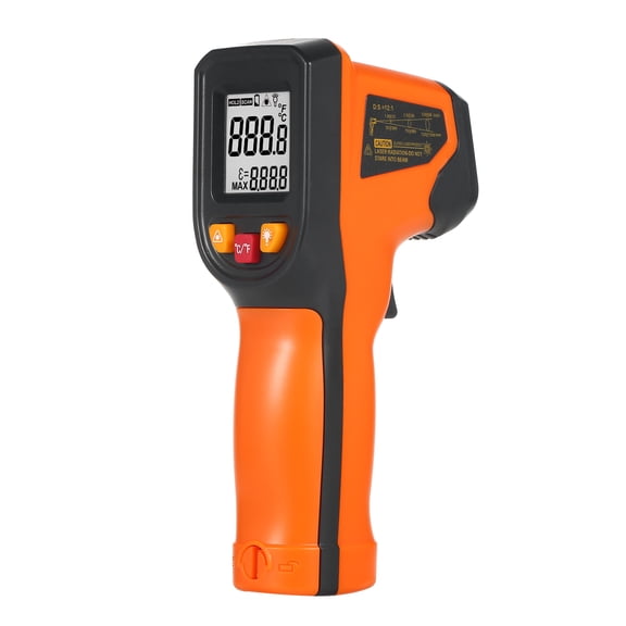 Industrial thermometer,Emissivity Function Ir -50c~600c (-58f~1112f) With Thermometer Eryue Infrared (-58f~1112f) With Emissivity Ir Thermometer Kitchen Not Human Body Human Body Temp
