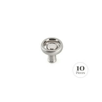 Industrialist RK22093BN 10-Pack Cabinet Industrial Knob for Kitchen, 36 mm, Brushed Nickel