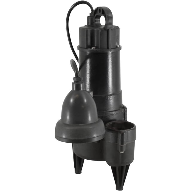Industries 18Pound Cast Iron Thermoplastic Submersible Sump Pump